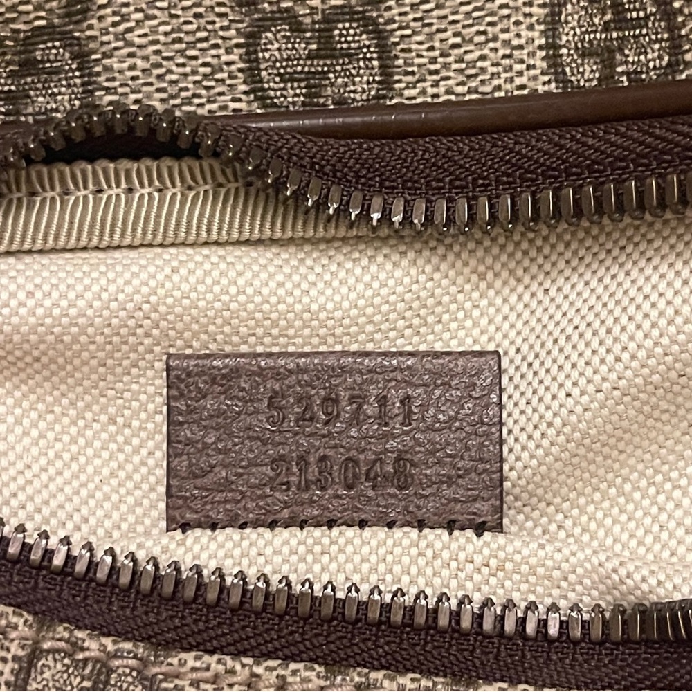 EUC Gucci Courrier Coated Canvas GG Zip XL Belt Bag - Picture 5 of 13